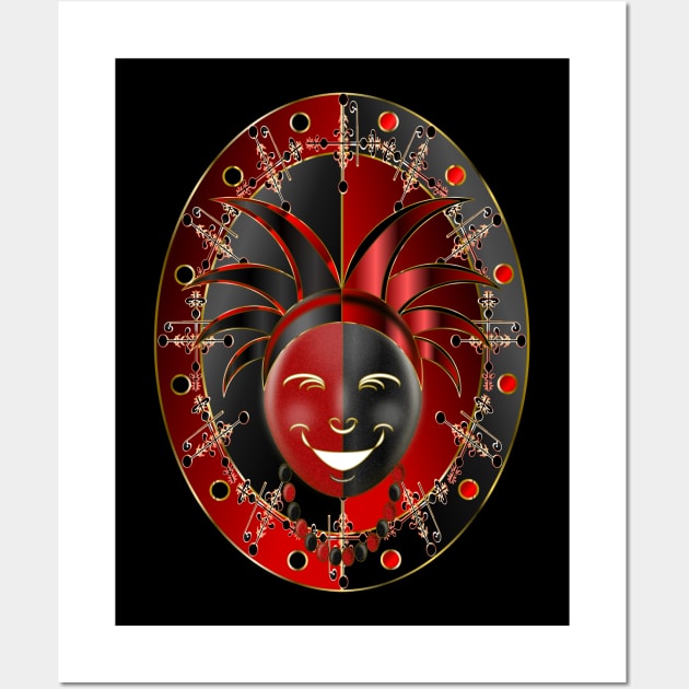 Smiling Eshu Wall Art by geodesyn